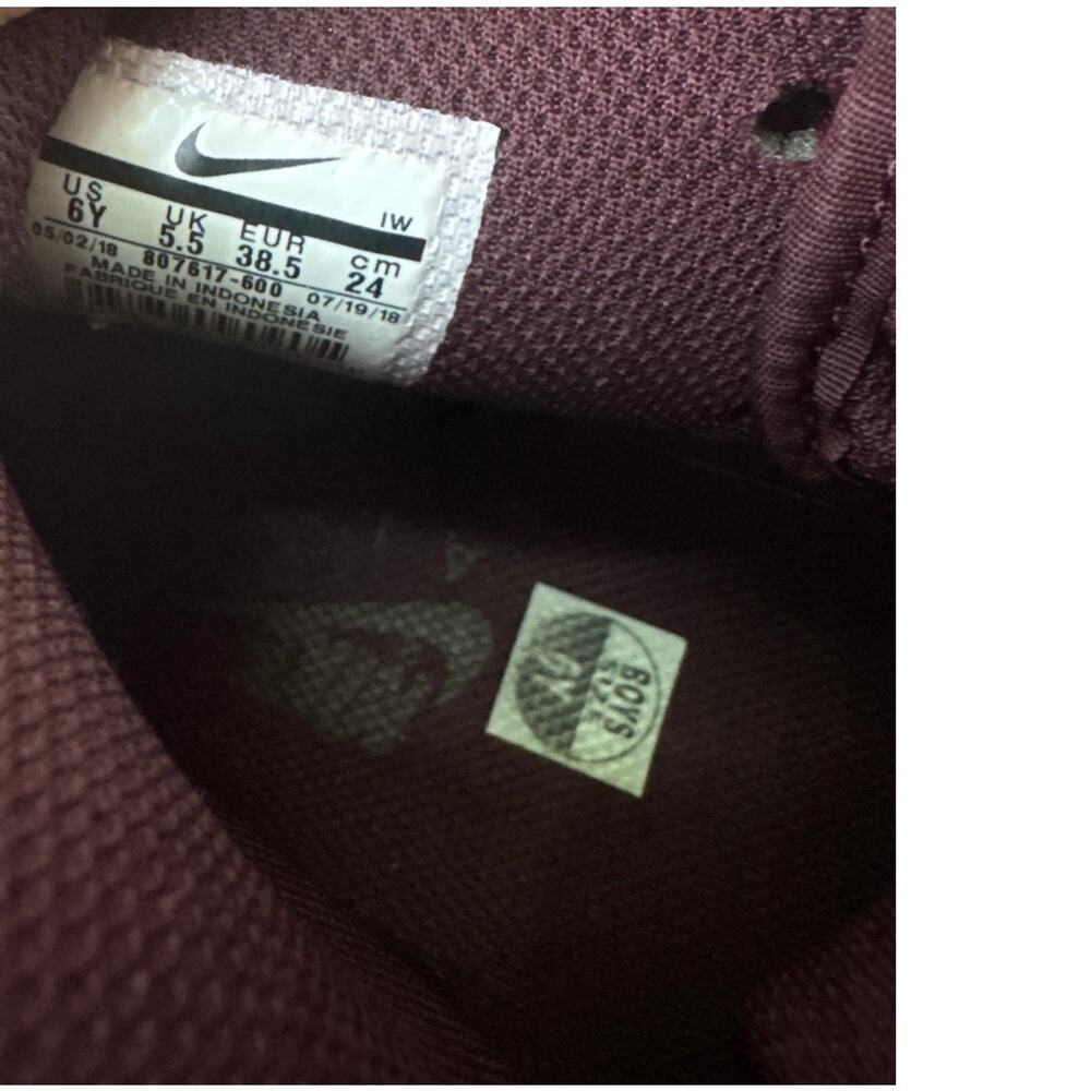 Nike Air Force 1 High Burgundy Crush (GS), 6Y - Picture 6 of 8
